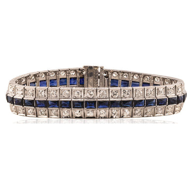 Platinum Art Deco Period Braclet