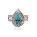 Platinum Paraiba Tourmaline Ring