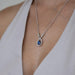 Royal Blue Sapphire Necklace