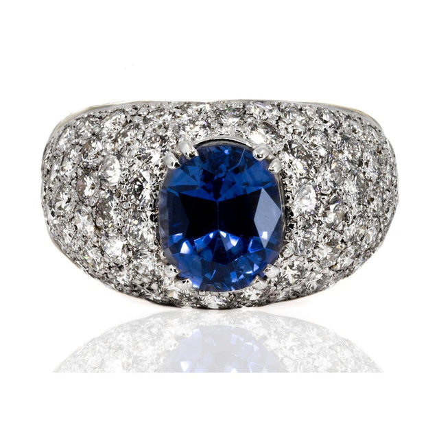 Sapphire and Diamond Ring