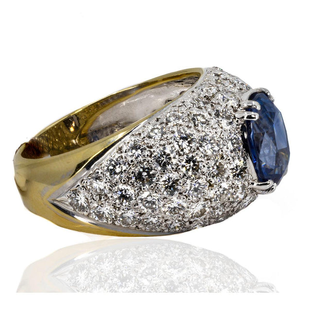 Sapphire and Diamond Ring