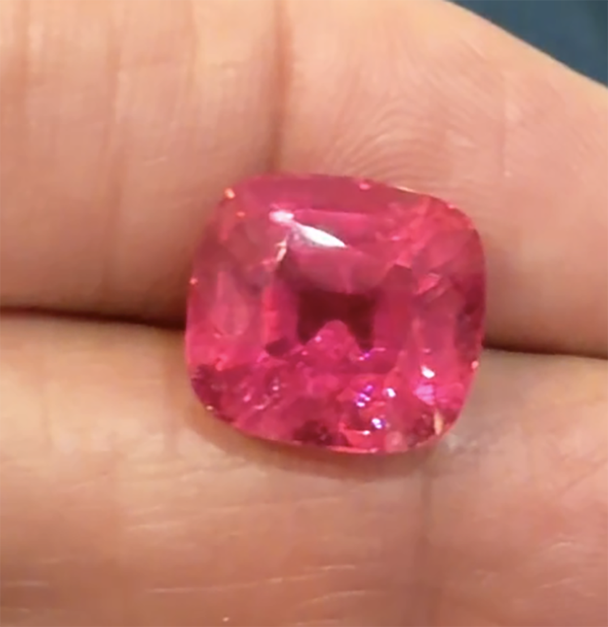 11.75 Carat Hot Pink Tourmaline