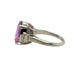 Platinum 7.23 Carat Pink Sapphire Ring