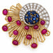 Large Retro Period Brooch