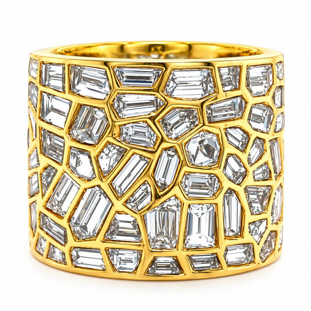 18k Modern Diamond Band