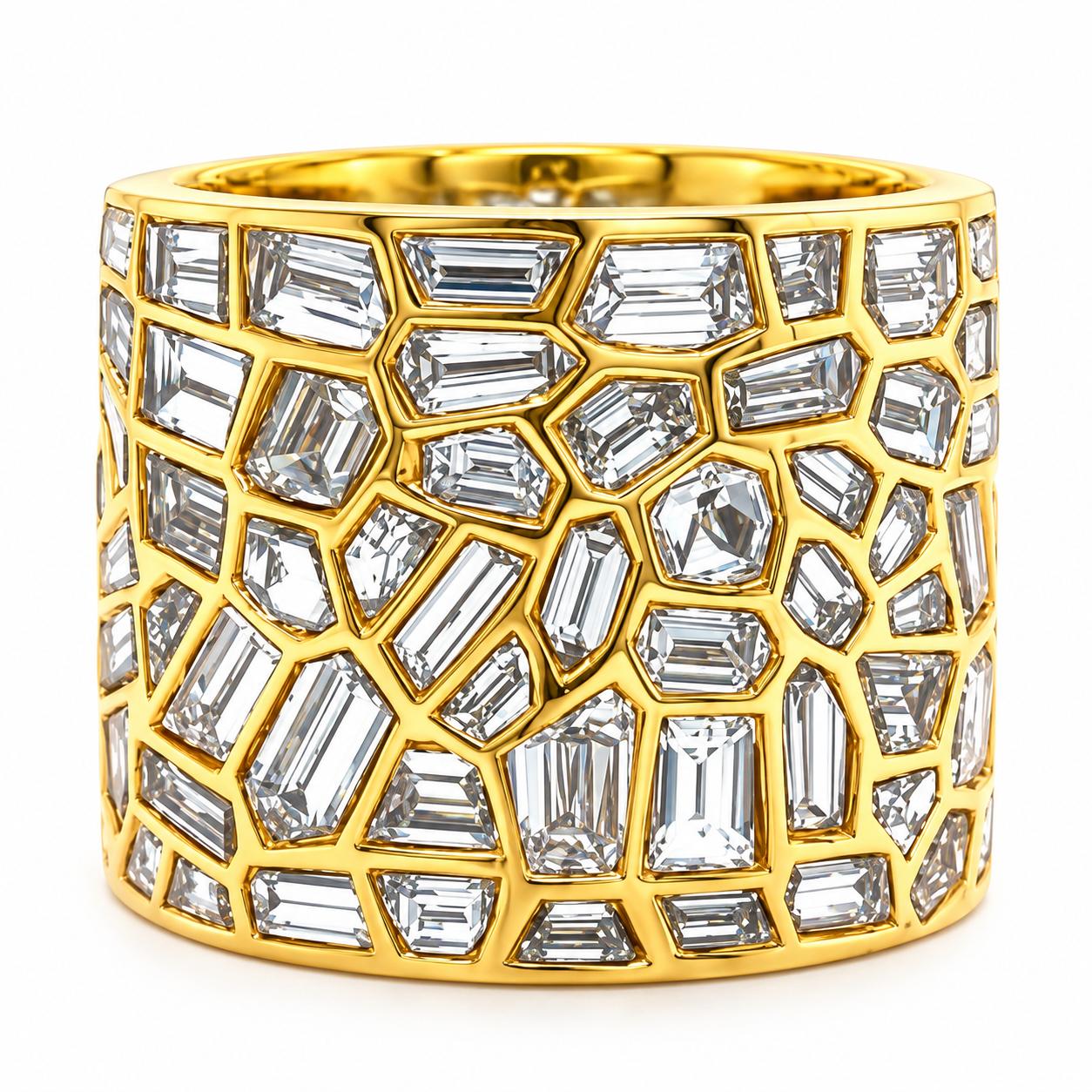 18k Modern Diamond Band