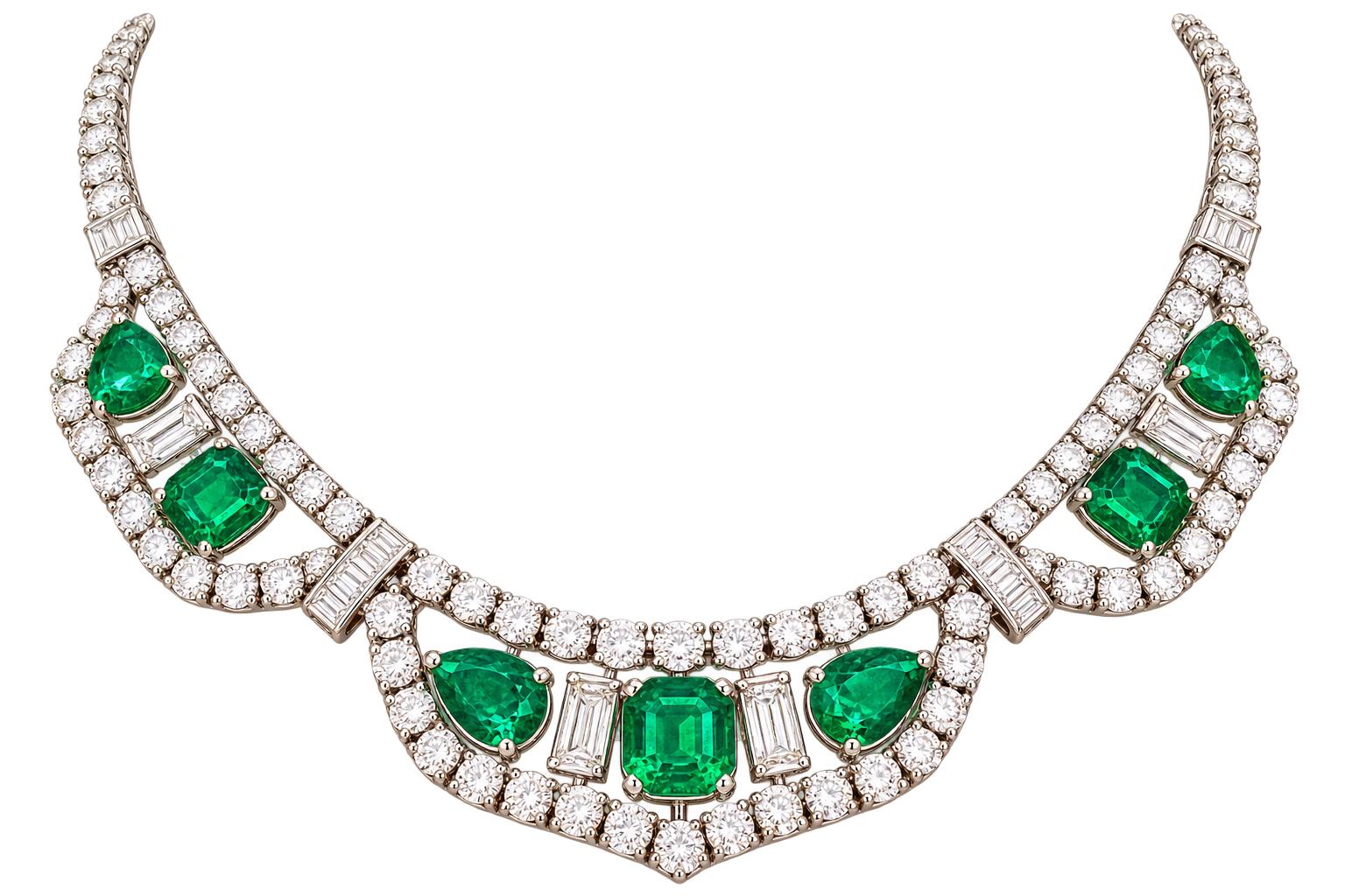 Aldao Emerald & Diamond Necklace