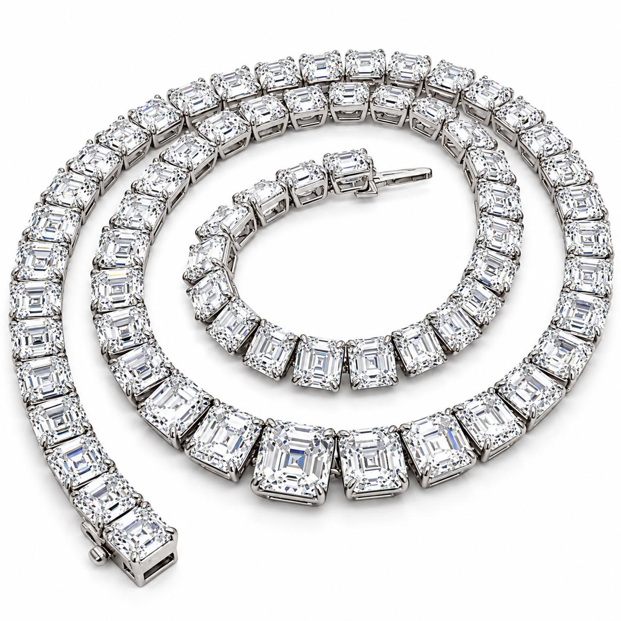 GIA Certified 77.68 Carat Necklace