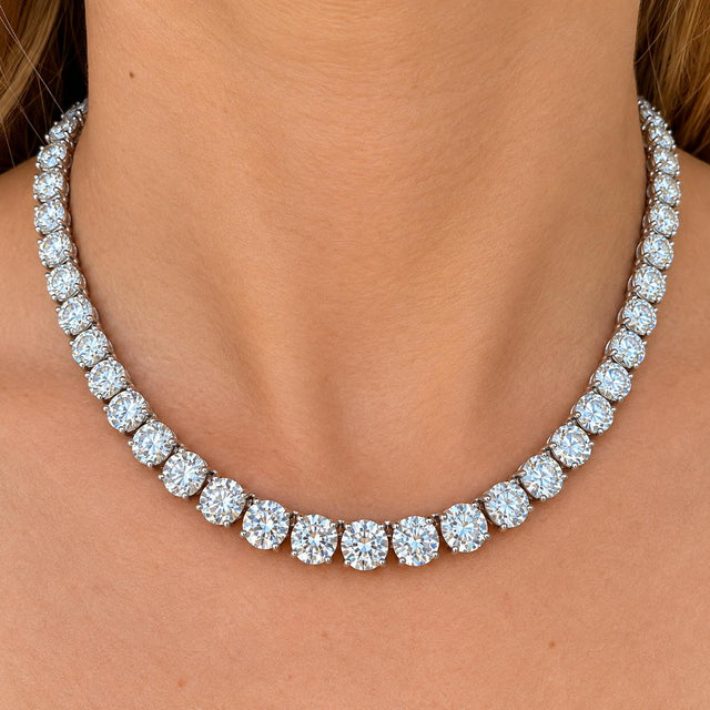 Platinum Riviera Necklace