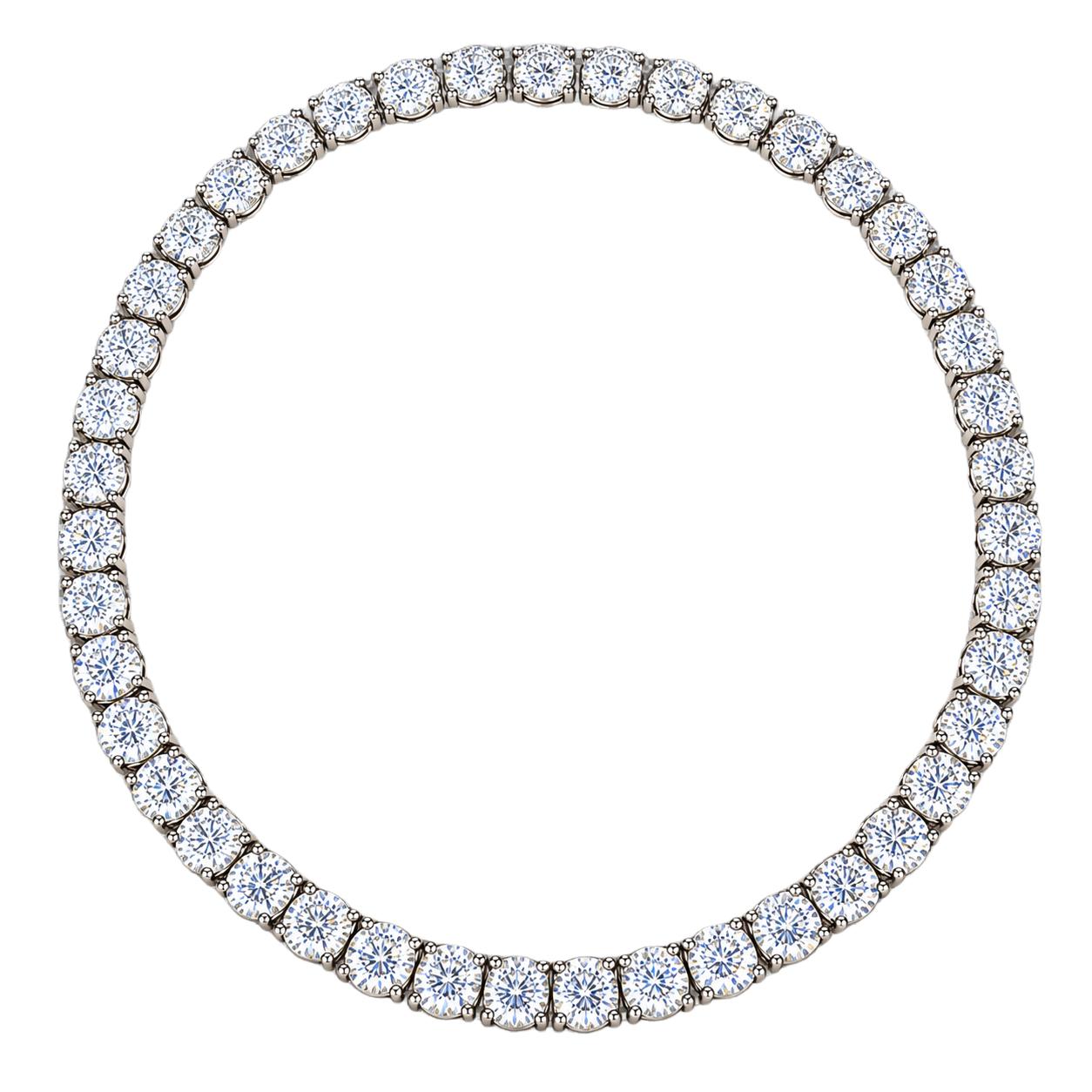 Platinum Riviera Necklace