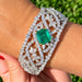 18k Emerald & Diamond Bracelet