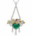 Platinum Emerald & Diamond Necklace