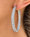 18k 12,76 Carat Hoops