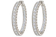 18k 12,76 Carat Hoops