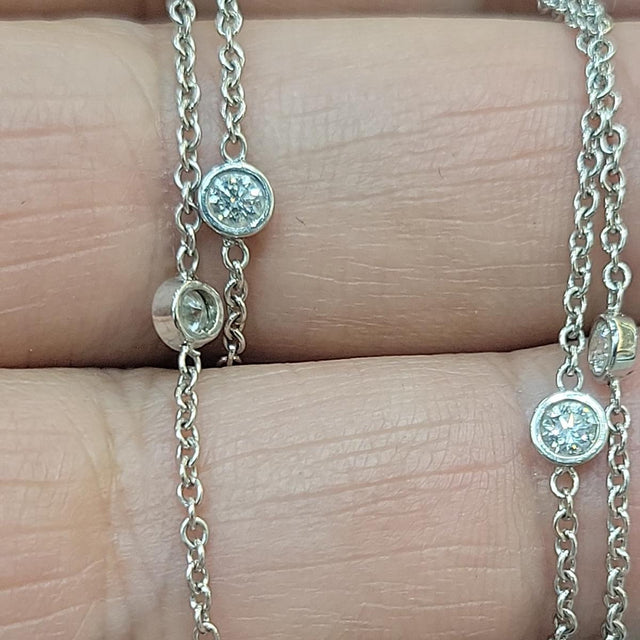 28" Diamonds (2.00 carat) By The Yard Necklace