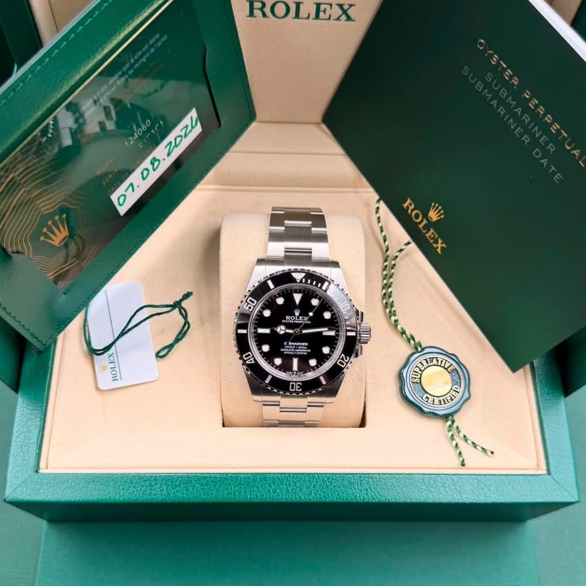 Rolex Submariner 124060 Stainless Steel Black Dial