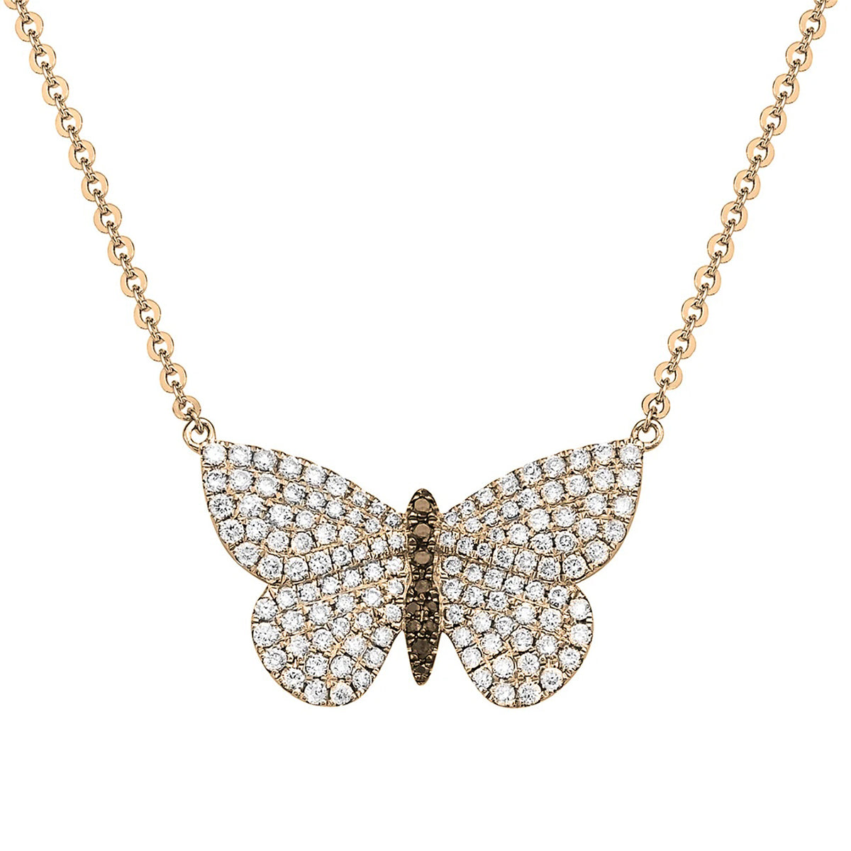 14k Butterfly Necklace