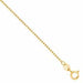 14k Gold Cable Chain Necklace 18" 1.88g