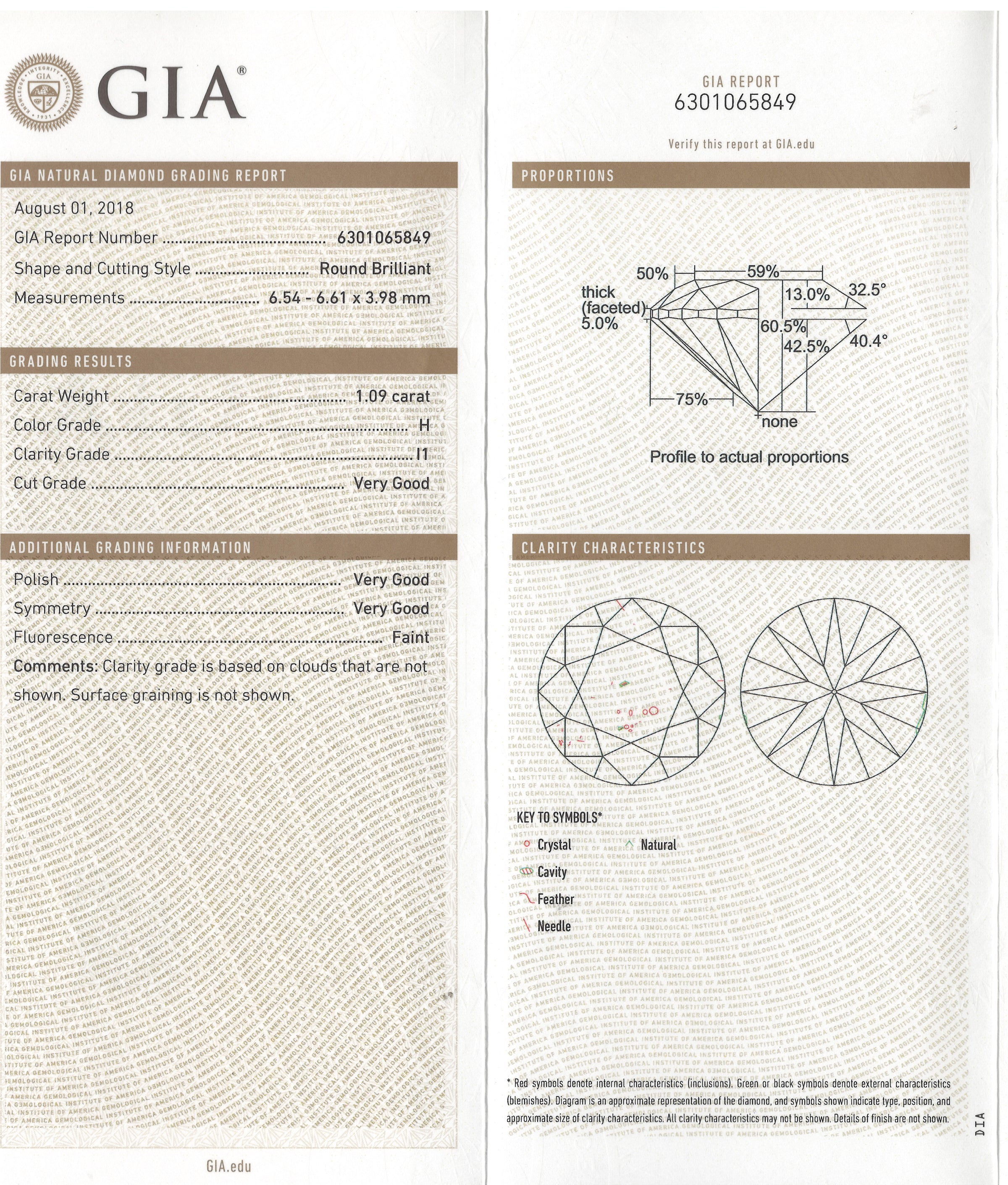 2.19 Carat Diamond Studs