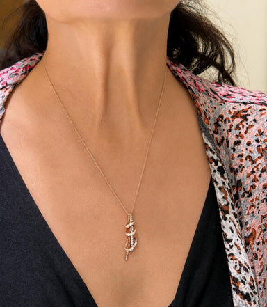 Levian Rose Gold Diamond Pendant