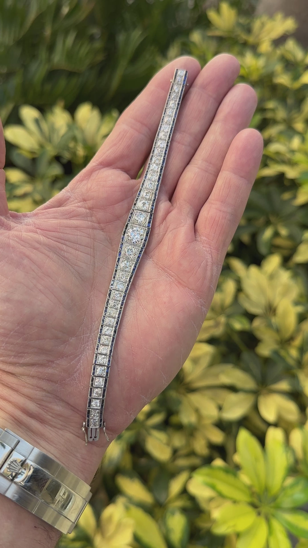 Platinum Art Deco Bracelet