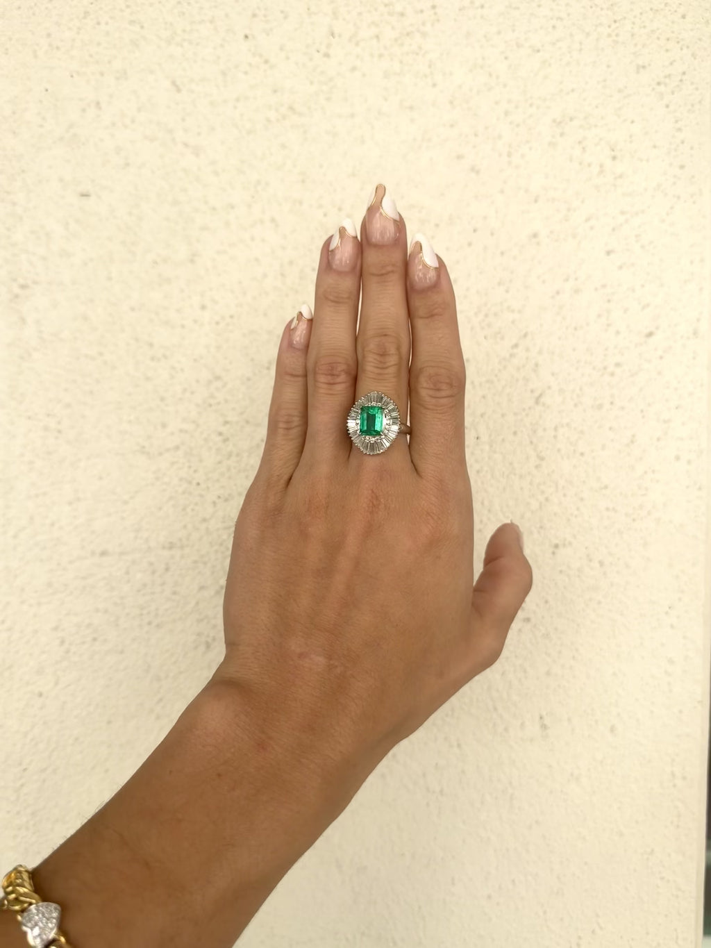 Emerald Ballerina Ring
