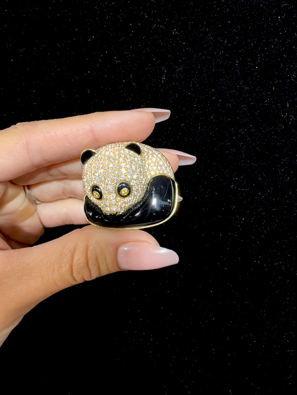 H. Stern Panda Brooch