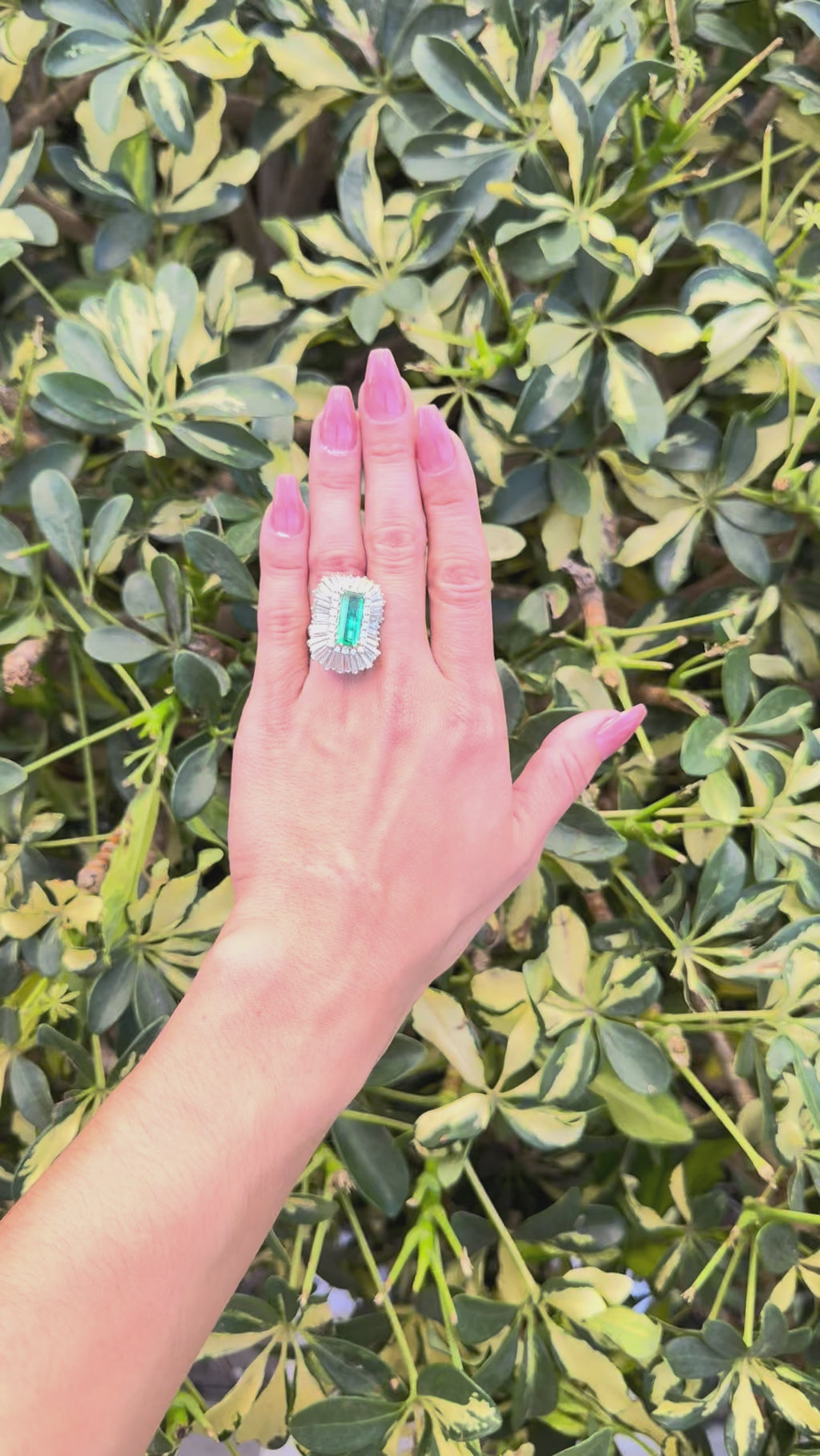 Magnificient Colombian Emerald Ring
