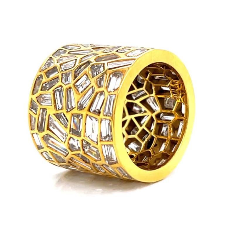 18k Modern Diamond Band