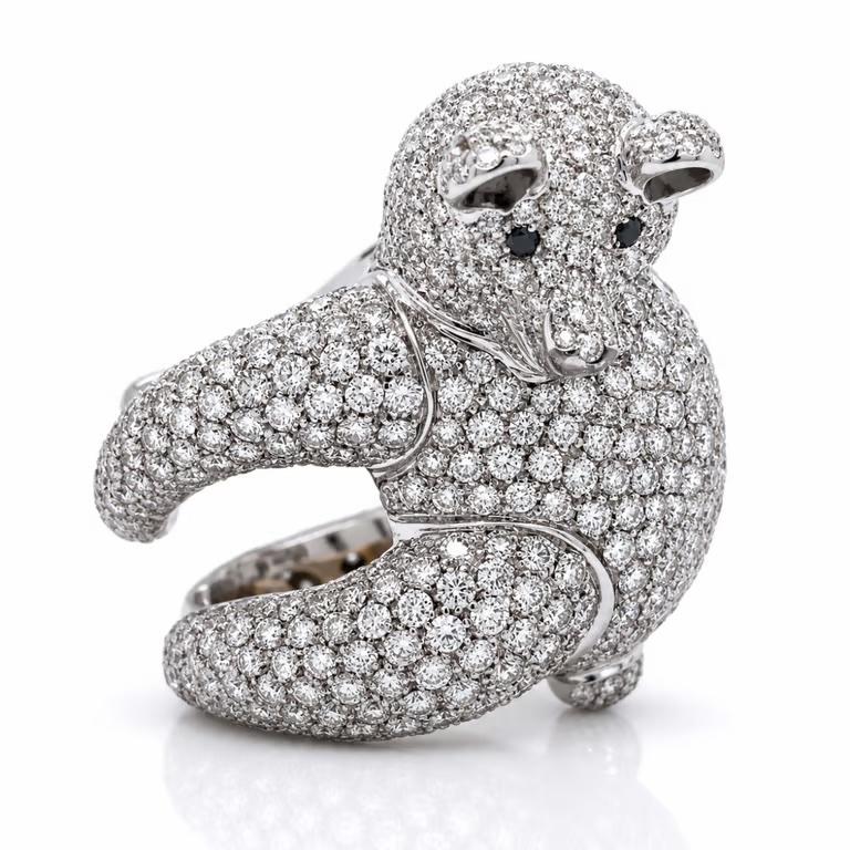 16.00 Carat Bear Ring