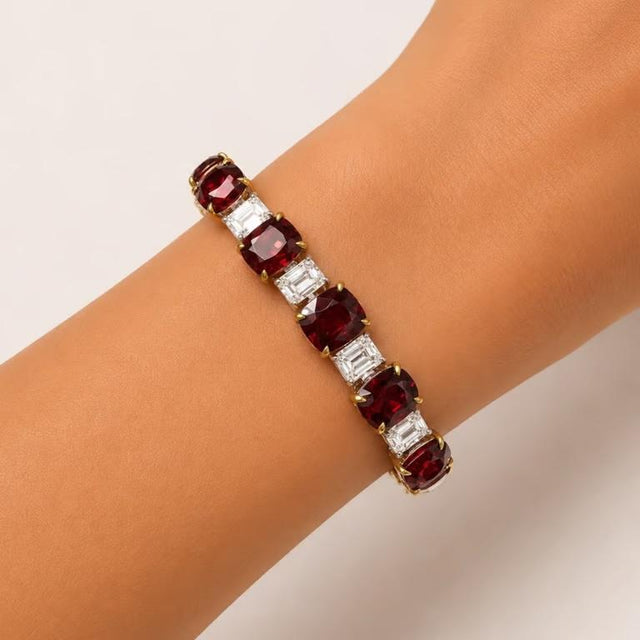 18k Burma Spinel Bracelet