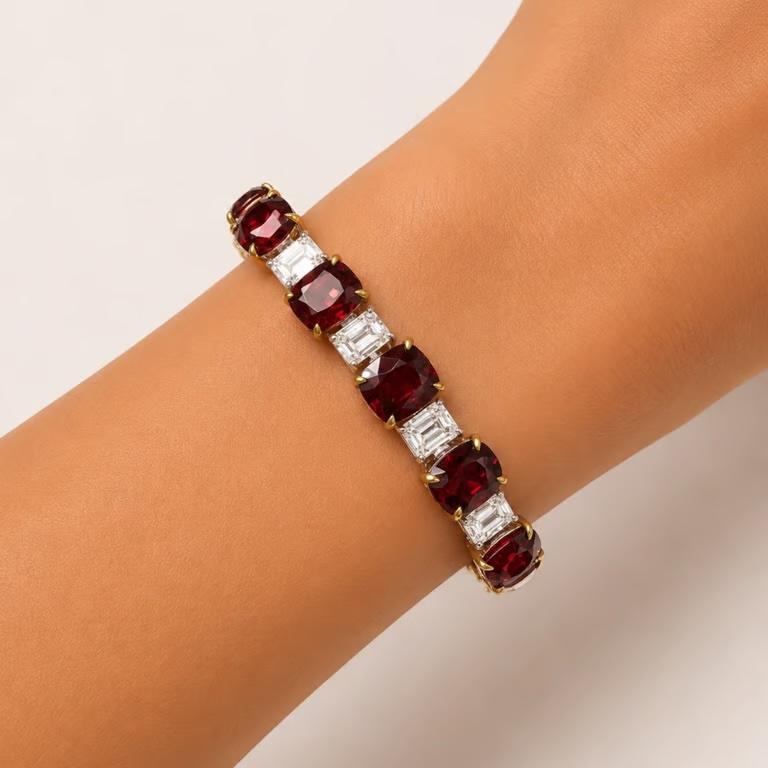 18k Burma Spinel Bracelet