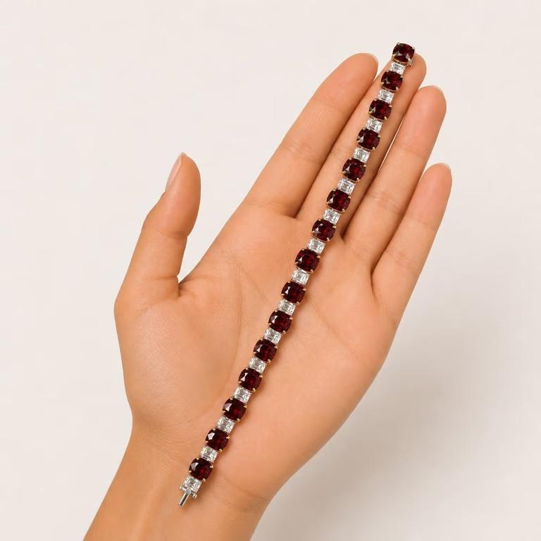 18k Burma Spinel Bracelet