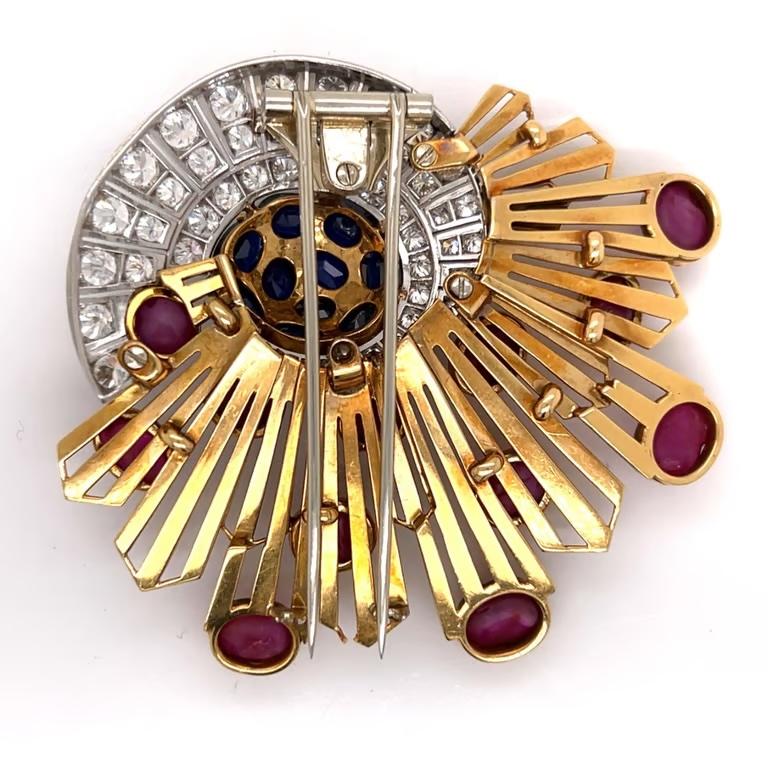 Large Retro Period Brooch