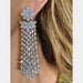 Platinum Chandelier Earrings