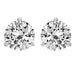 4.02 Carat Platinum Diamond Studs with GIA Certified E Color SI2 Clarity