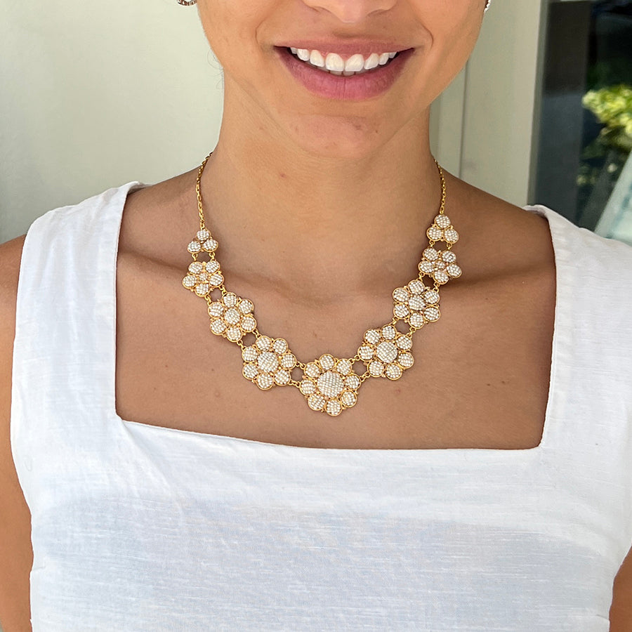 22k Seed Pearl Necklace