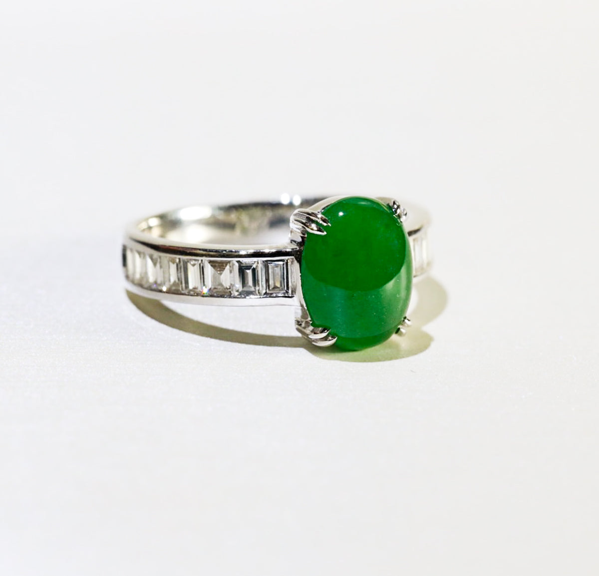 18k Imperial Jade Ring