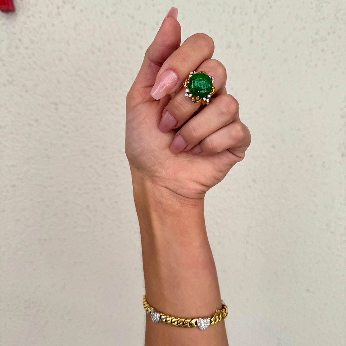 18k Jade Ring