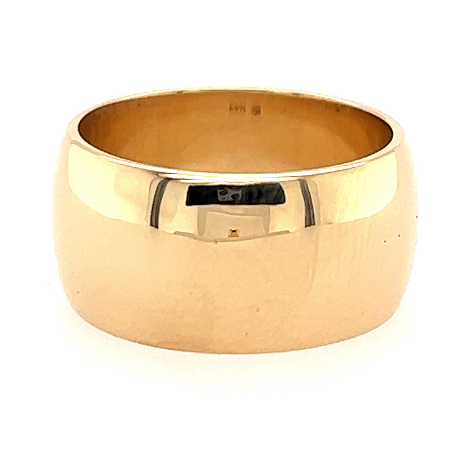 14k 10mm Wide Band