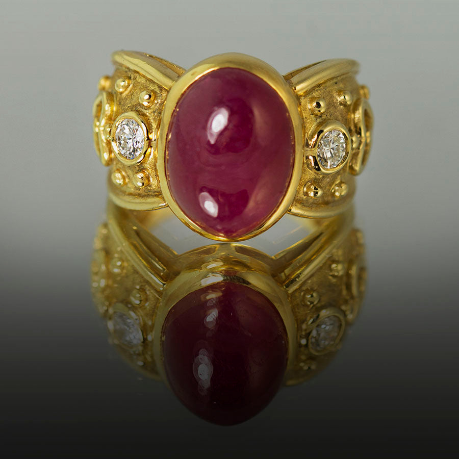 Keith Davis Ruby Burma Ruby Ring