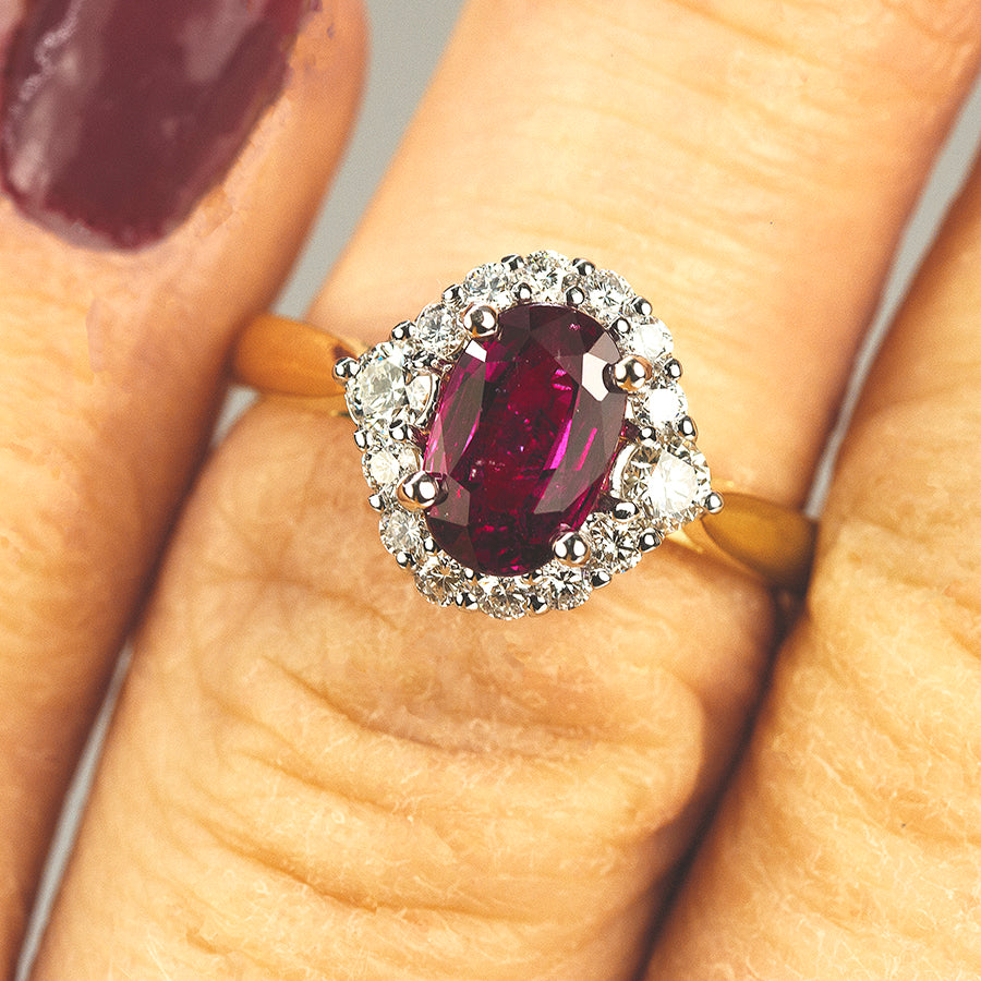 AGL Certified Ruby Ring