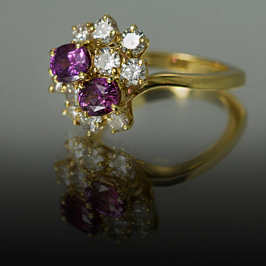 Keith Davis Pink Sapphire Ring
