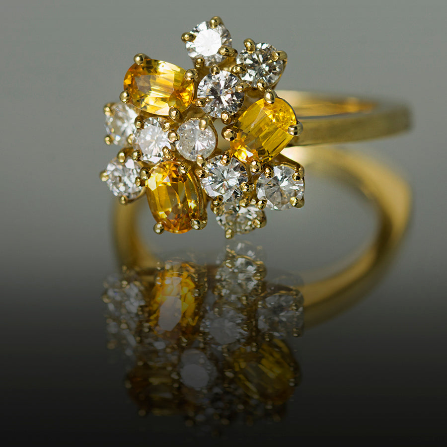 Keith Davis Yellow Sapphire Ring