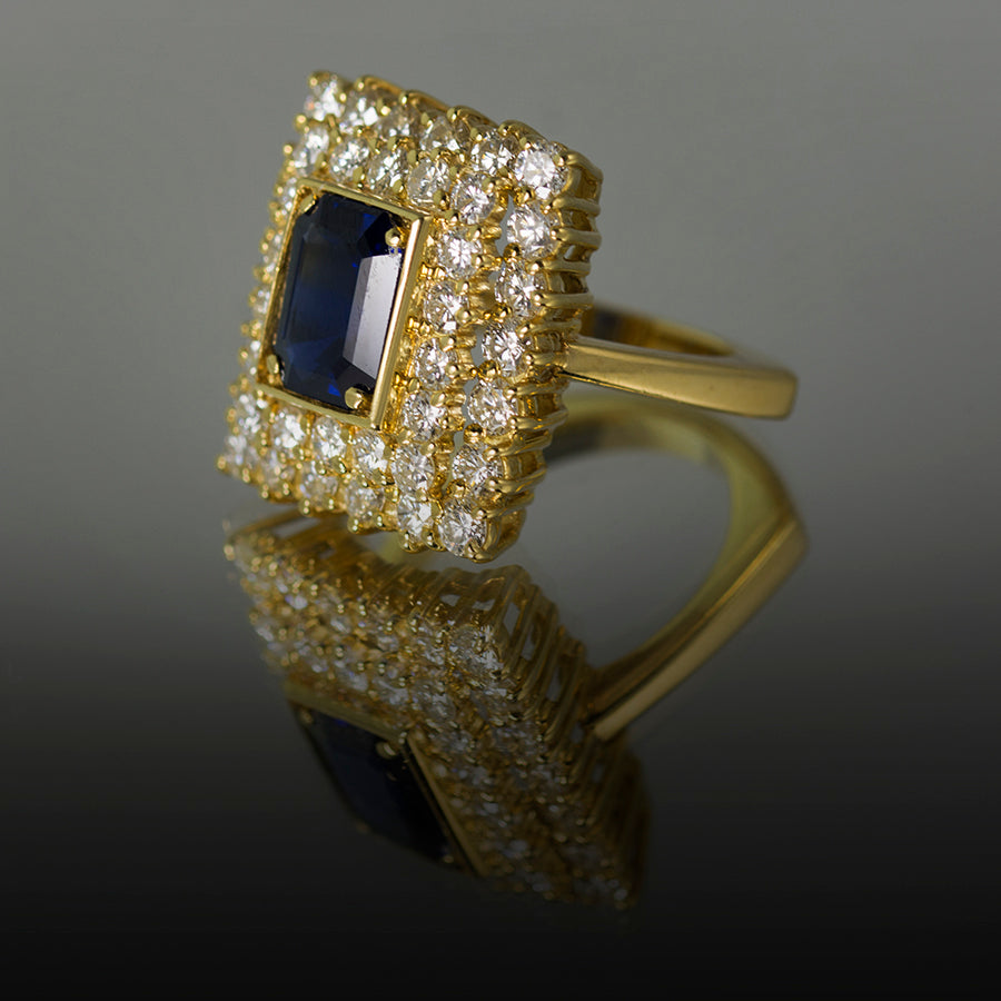 Keith Davis Sapphire Ring