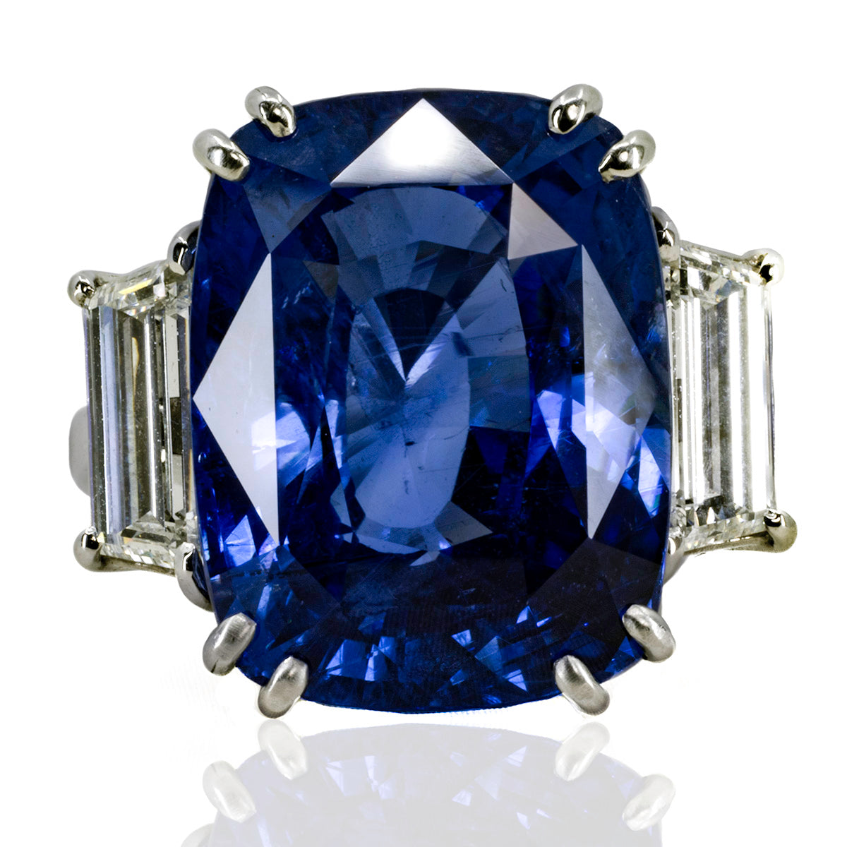 25.13 Carat Burma Sapphire Ring