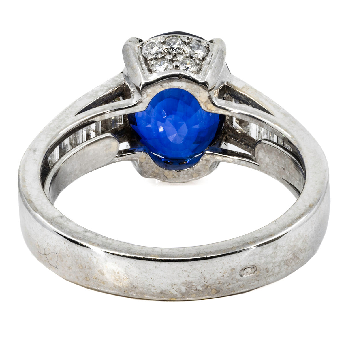 Vivid Royal Blue Sapphire Ring
