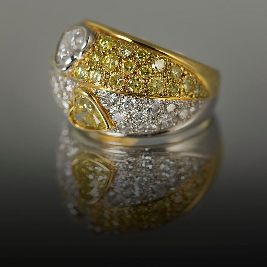 Keith Davis Yellow Diamond Ring