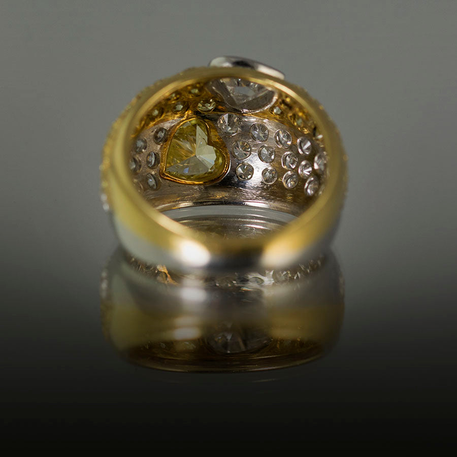 Keith Davis Yellow Diamond Ring