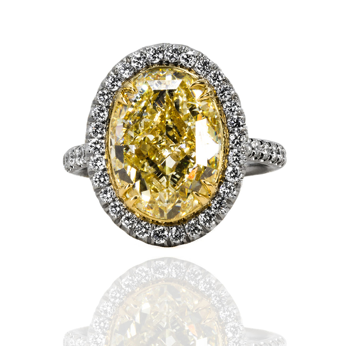 5.80 Light Yellow Oval Ring